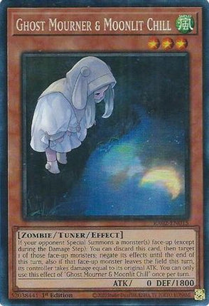 Ghost Mourner & Moonlit Chill (Alternate Art) [RA02-EN015] Prismatic Collector's Rare 1st Edition