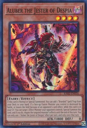 Aluber the Jester of Despia (Super Rare) [RA02-EN016] 1st Edition