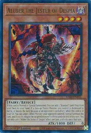 Aluber the Jester of Despia  [RA02-EN016] Ultra Rare 1st Edition