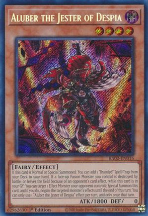 Aluber the Jester of Despia (Secret Rare)  [RA02-EN016] 1st Edition