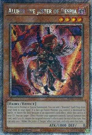 Aluber the Jester of Despia (Platinum Secret Rare)  [RA02-EN016] 1st Edition
