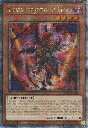 Aluber the Jester of Despia  [RA02-EN016] Quarter Century Secret Rare 1st Edition