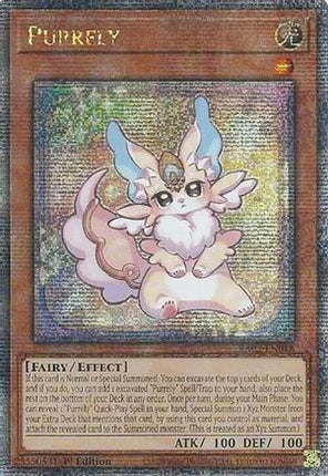 Purrely (Quarter Century Secret Rare)  [RA02-EN018] 1st Edition
