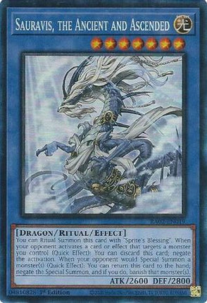 Sauravis, the Ancient and Ascended  [RA02-EN019] Prismatic Collector's Rare 1st Edition