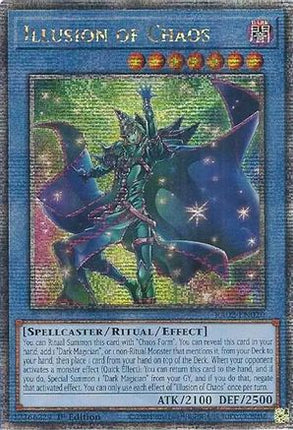 Illusion of Chaos  [RA02-EN020] Quarter Century Secret Rare 1st Edition