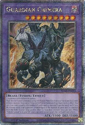 Guardian Chimera (Quarter Century Secret Rare)  [RA02-EN023] 1st Edition