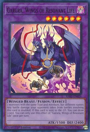 Garura, Wings of Resonant Life (Super Rare) [RA02-EN024] 1st Edition