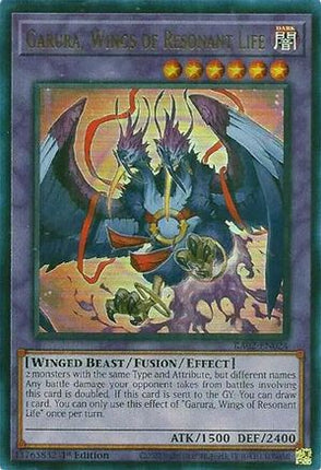 Garura, Wings of Resonant Life  [RA02-EN024] Ultra Rare 1st Edition