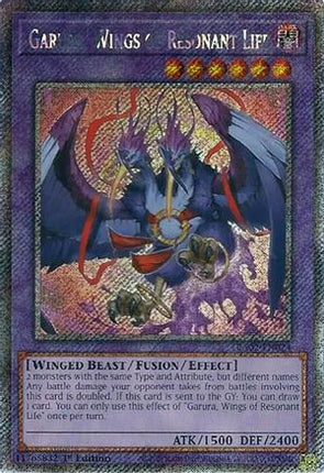 Garura, Wings of Resonant Life (Platinum Secret Rare)  [RA02-EN024] 1st Edition