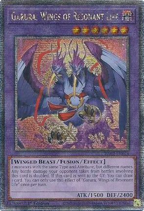 Garura, Wings of Resonant Life (Quarter Century Secret Rare)  [RA02-EN024] 1st Edition