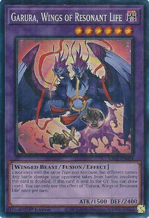 Garura, Wings of Resonant Life (PCR) (Prismatic Collector's Rare) [RA02-EN024] 1st Edition