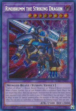 Rindbrumm the Striking Dragon (Secret Rare)  [RA02-EN025] 1st Edition