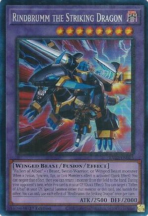Rindbrumm the Striking Dragon (PCR) (Prismatic Collector's Rare) [RA02-EN025] 1st Edition