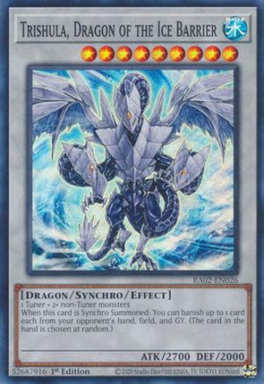 Trishula, Dragon of the Ice Barrier (Super Rare) [RA02-EN026] 1st Edition