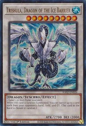 Trishula, Dragon of the Ice Barrier  [RA02-EN026] Ultra Rare 1st Edition