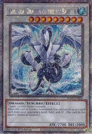Trishula, Dragon of the Ice Barrier (Platinum Secret Rare)  [RA02-EN026] 1st Edition
