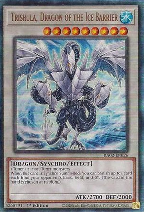 Trishula, Dragon of the Ice Barrier (PUR) (Prismatic Ultimate Rare) [RA02-EN026] 1st Edition