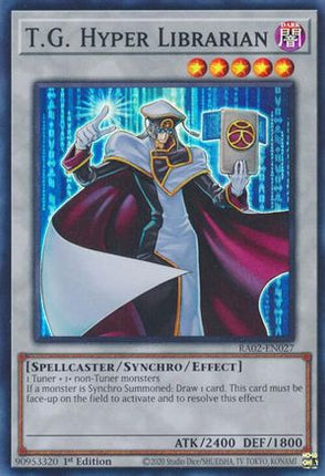 T.G. Hyper Librarian (Super Rare) [RA02-EN027] 1st Edition