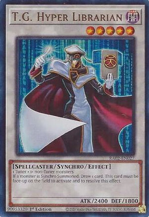 T.G. Hyper Librarian (UR) (Ultra Rare) [RA02-EN027] 1st Edition