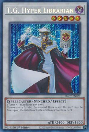 T.G. Hyper Librarian (Secret Rare)  [RA02-EN027] 1st Edition
