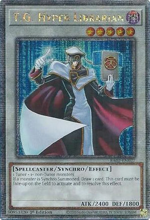 T.G. Hyper Librarian (Quarter Century Secret Rare)  [RA02-EN027] 1st Edition
