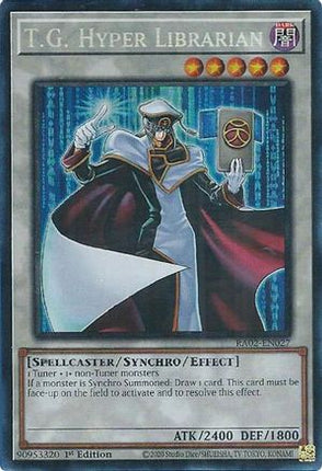 T.G. Hyper Librarian (PCR) (Prismatic Collector's Rare) [RA02-EN027] 1st Edition