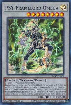 PSY-Framelord Omega (Super Rare) [RA02-EN028] 1st Edition