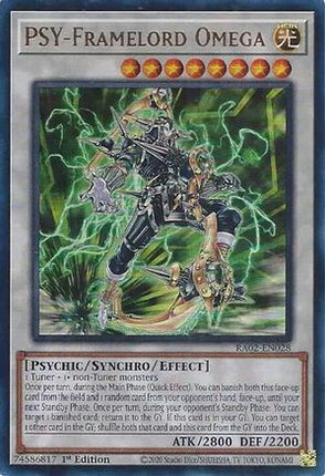 PSY-Framelord Omega (UR) (Ultra Rare) [RA02-EN028] 1st Edition