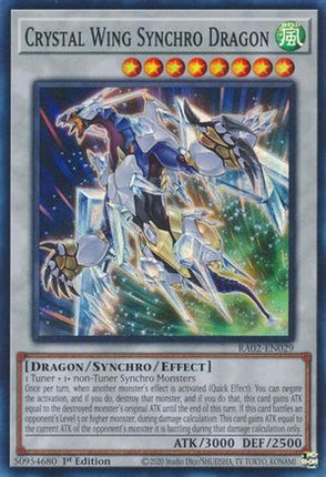 Crystal Wing Synchro Dragon (Super Rare) [RA02-EN029] 1st Edition