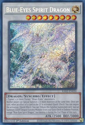 Blue-Eyes Spirit Dragon  [RA02-EN030] Secret Rare 1st Edition