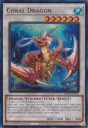 Coral Dragon  [RA02-EN031] Ultra Rare 1st Edition