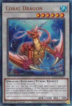Coral Dragon (PUR) (Prismatic Ultimate Rare) [RA02-EN031] 1st Edition