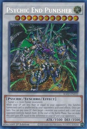 Psychic End Punisher (Secret Rare)  [RA02-EN032] 1st Edition