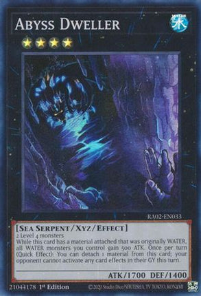 Abyss Dweller [RA02-EN033] Super Rare 1st Edition
