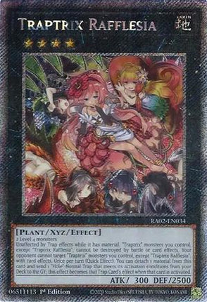Traptrix Rafflesia (Platinum Secret Rare)  [RA02-EN034] 1st Edition