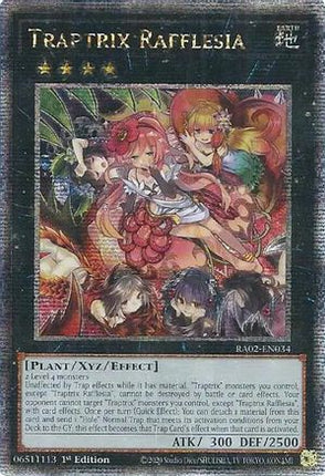 Traptrix Rafflesia (Quarter Century Secret Rare)  [RA02-EN034] 1st Edition