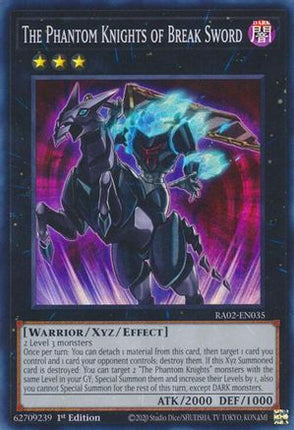 The Phantom Knights of Break Sword (Super Rare) [RA02-EN035] 1st Edition