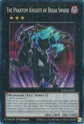 The Phantom Knights of Break Sword (PCR) (Prismatic Collector's Rare) [RA02-EN035] 1st Edition