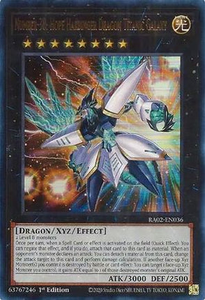 Number 38: Hope Harbinger Dragon Titanic Galaxy (UR) (Ultra Rare) [RA02-EN036] 1st Edition