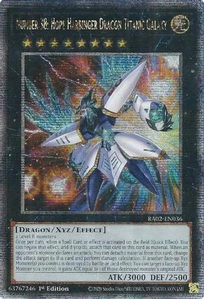 Number 38: Hope Harbinger Dragon Titanic Galaxy (Quarter Century Secret Rare)  [RA02-EN036] 1st Edition