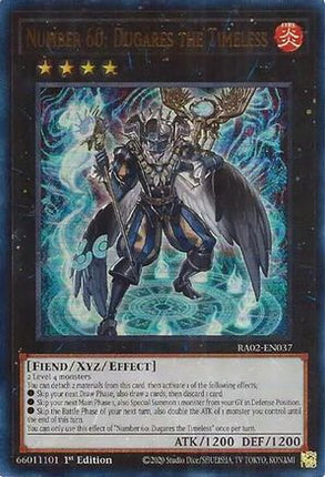 Number 60: Dugares the Timeless (UR) (Ultra Rare) [RA02-EN037] 1st Edition