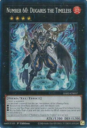 Number 60: Dugares the Timeless  [RA02-EN037] Prismatic Collector's Rare 1st Edition