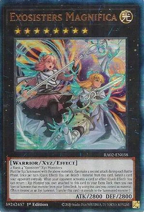 Exosisters Magnifica  [RA02-EN038] Prismatic Ultimate Rare 1st Edition