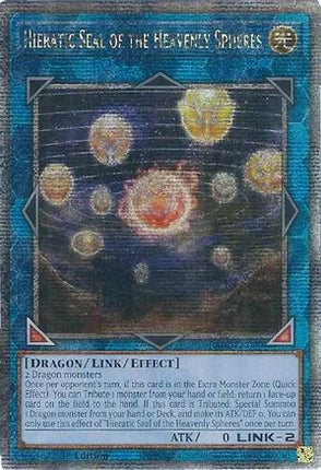 Hieratic Seal of the Heavenly Spheres (Quarter Century Secret Rare)  [RA02-EN039] 1st Edition