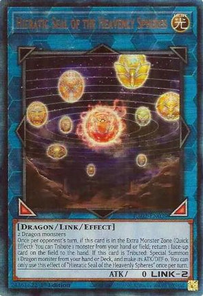Hieratic Seal of the Heavenly Spheres (PUR) (Prismatic Ultimate Rare) [RA02-EN039] 1st Edition