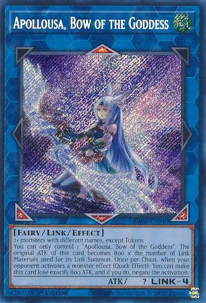 Apollousa, Bow of the Goddess (Alternate Art) (Secret Rare)  [RA02-EN040] 1st Edition