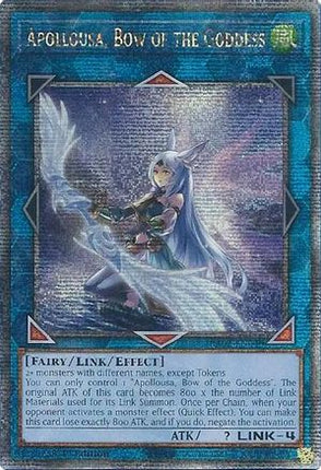 Apollousa, Bow of the Goddess (Alternate Art) (Quarter Century Secret Rare)  [RA02-EN040] 1st Edition