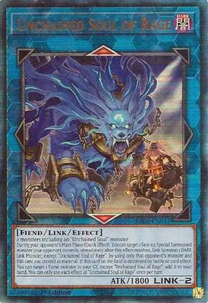 Unchained Soul of Rage (PUR) (Prismatic Ultimate Rare) [RA02-EN041] 1st Edition