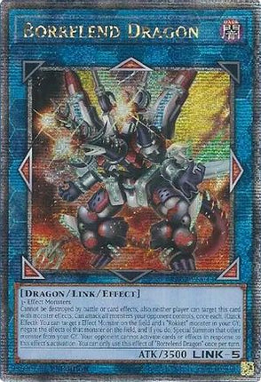 Borrelend Dragon (Quarter Century Secret Rare)  [RA02-EN043] 1st Edition