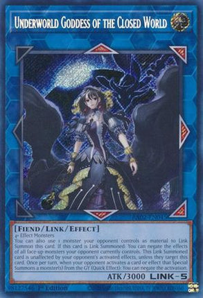 Underworld Goddess of the Closed World (Secret Rare)  [RA02-EN045] 1st Edition